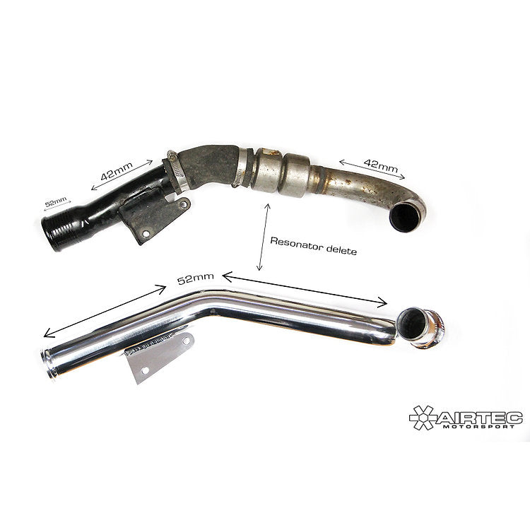 Airtec - Unteres Ladedruckrohr (heiße Seite) - Ford Fiesta MK7 ST180 / ST200