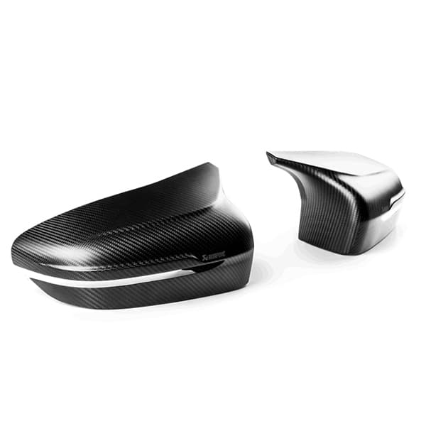 Akrapovič - Jeu de coques de rétroviseurs latéraux finition brillante - BMW M2 G87