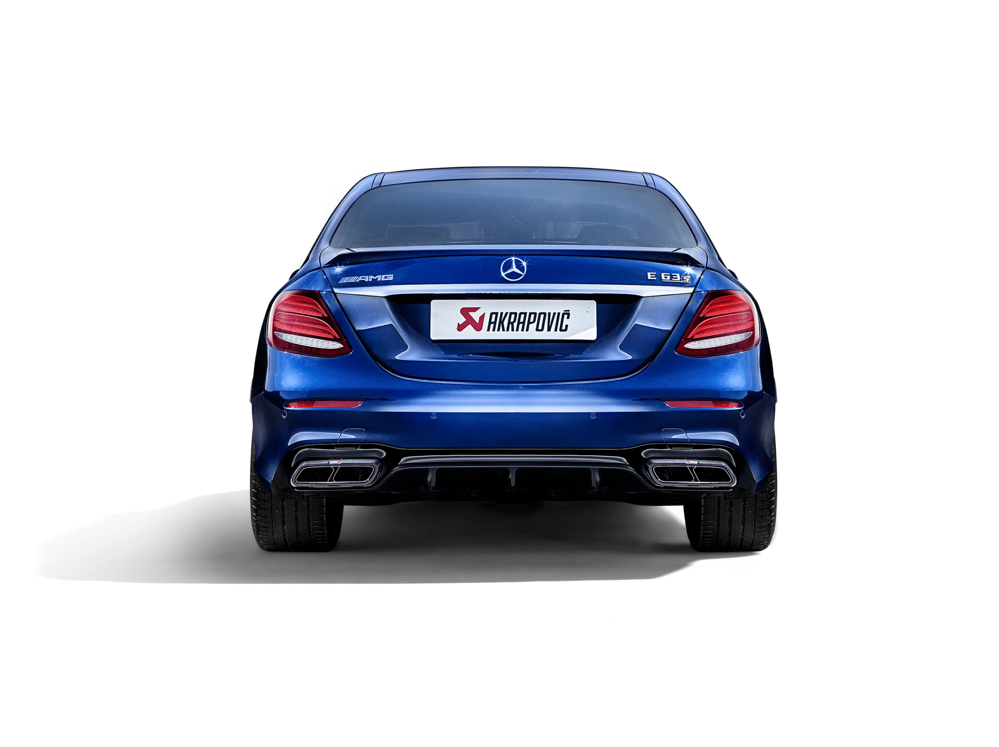 Akrapovic - Zestaw błyszczących końcówek wydechu - Mercedes AMG E63/S W213