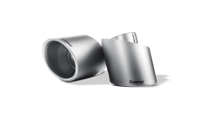 Akrapovic - Zestaw końcówek tytanowych - Abarth 500 / 500C