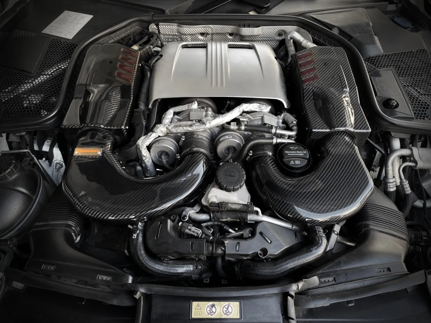Armaspeed Carbon Fiber Air Intake Mercedes C63 AMG W205-5
