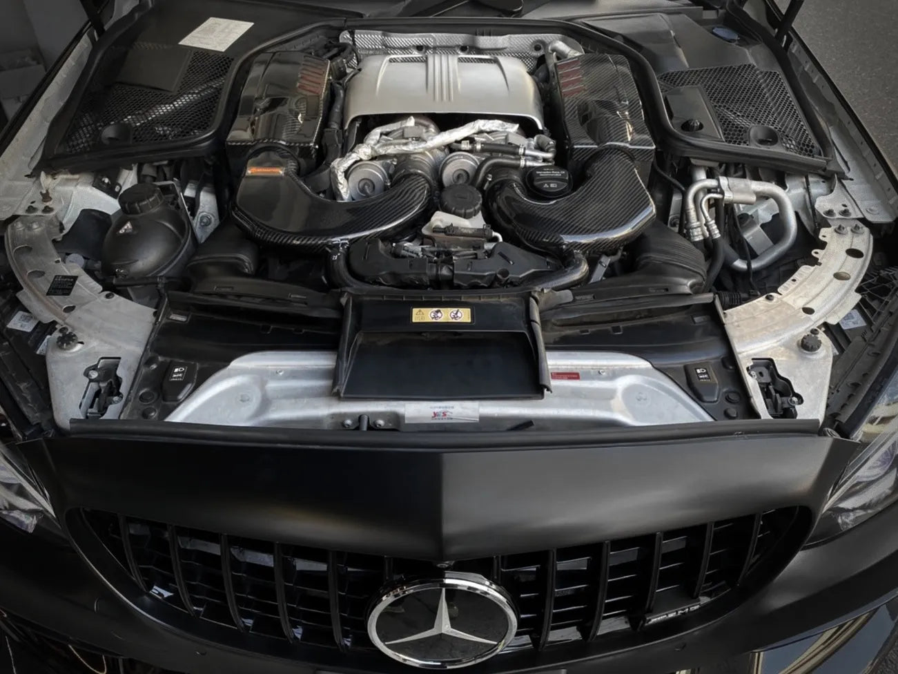 Armaspeed Carbon Fiber Air Intake Mercedes C63 AMG W205-7