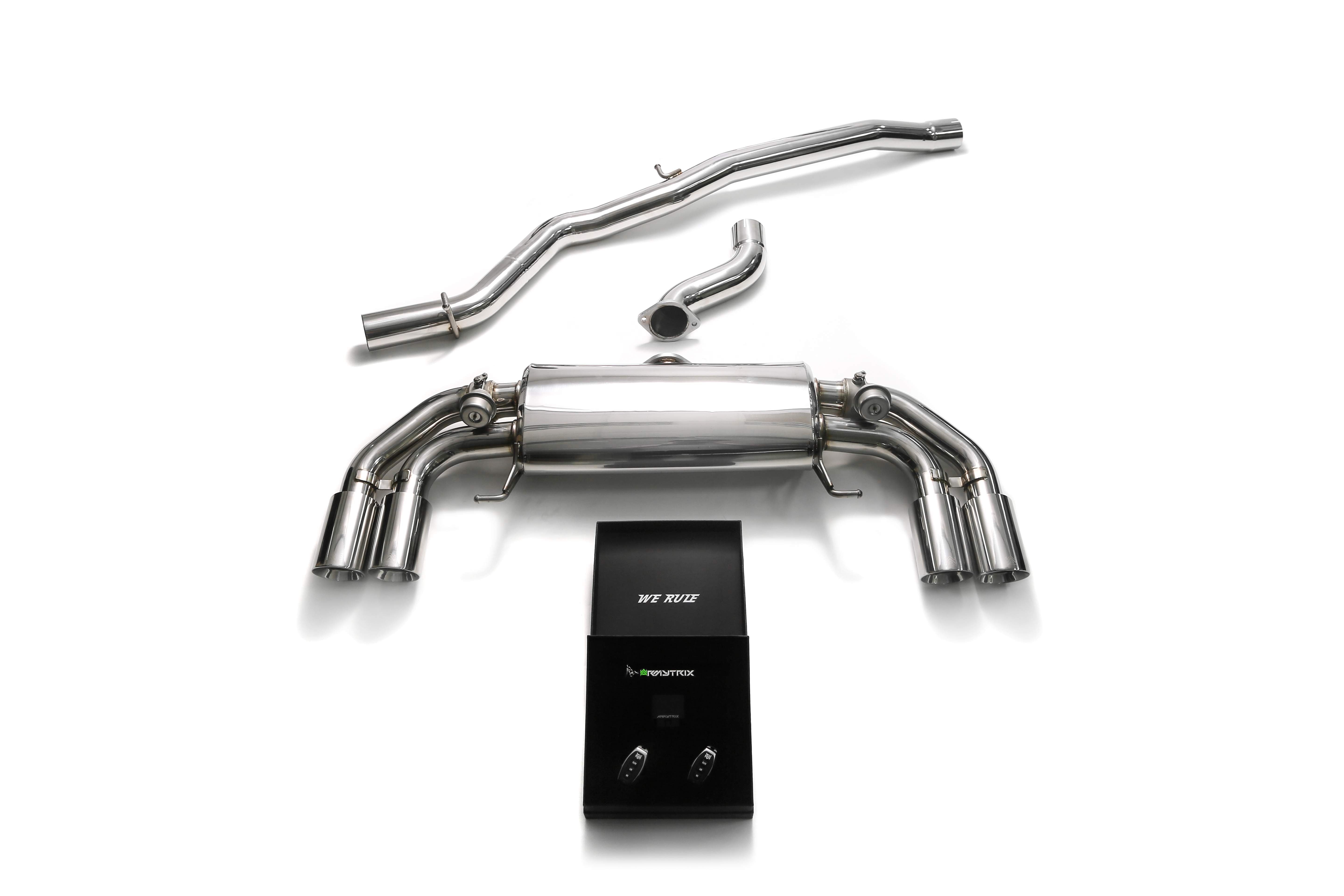 Scarico Catback Armytrix per Audi S1-2