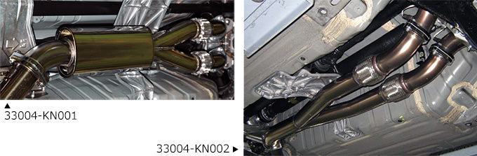 HKS Decat uitlaat Y-buis Nissan GTR R35