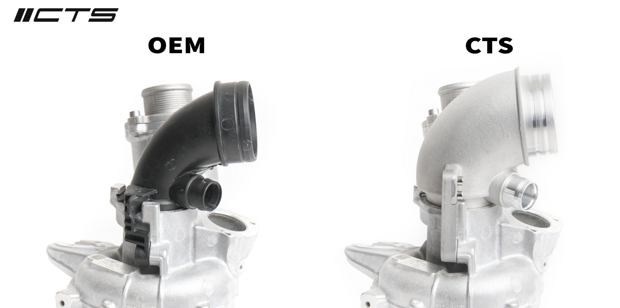 CTS Turbo inlet Volkswagen Golf 7 GTI / R / Skoda Octavia 5E VRS