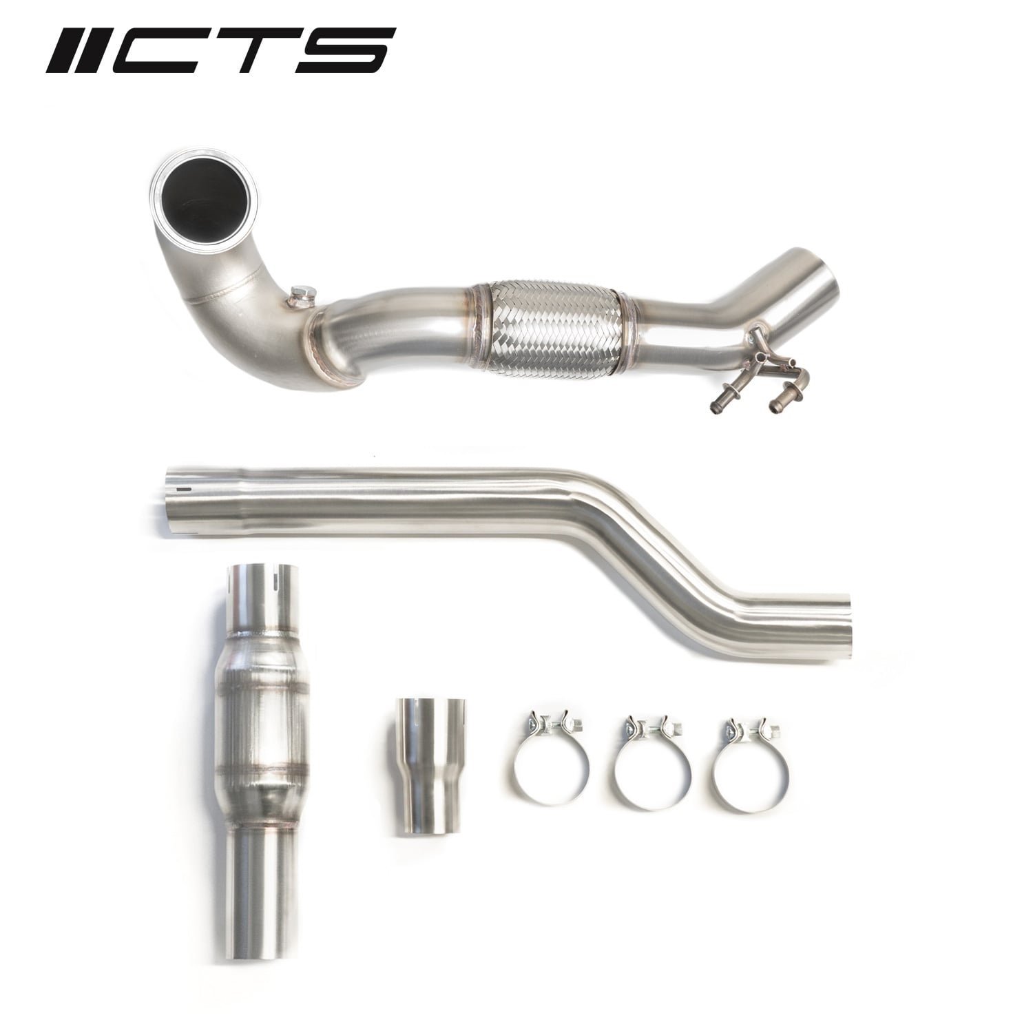 CTS Sport katalysator Downpipe VW Golf R MK7 MK7.5 Audi S3 8V TT
