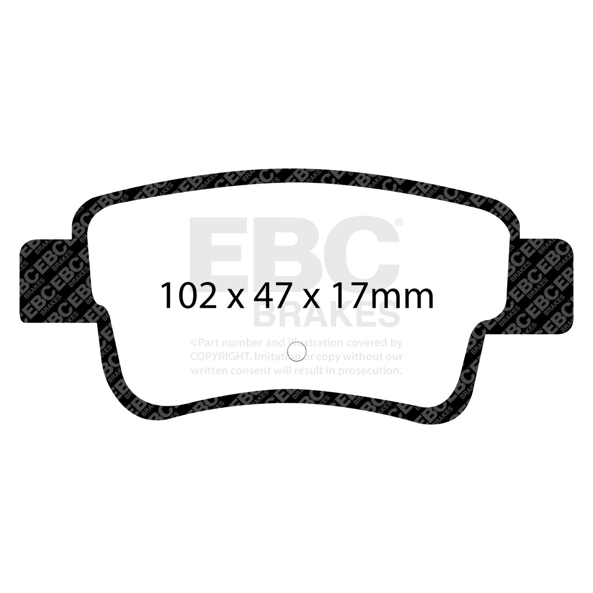 EBC Yellow Stuff remblokken achteras Opel Corsa D OPC