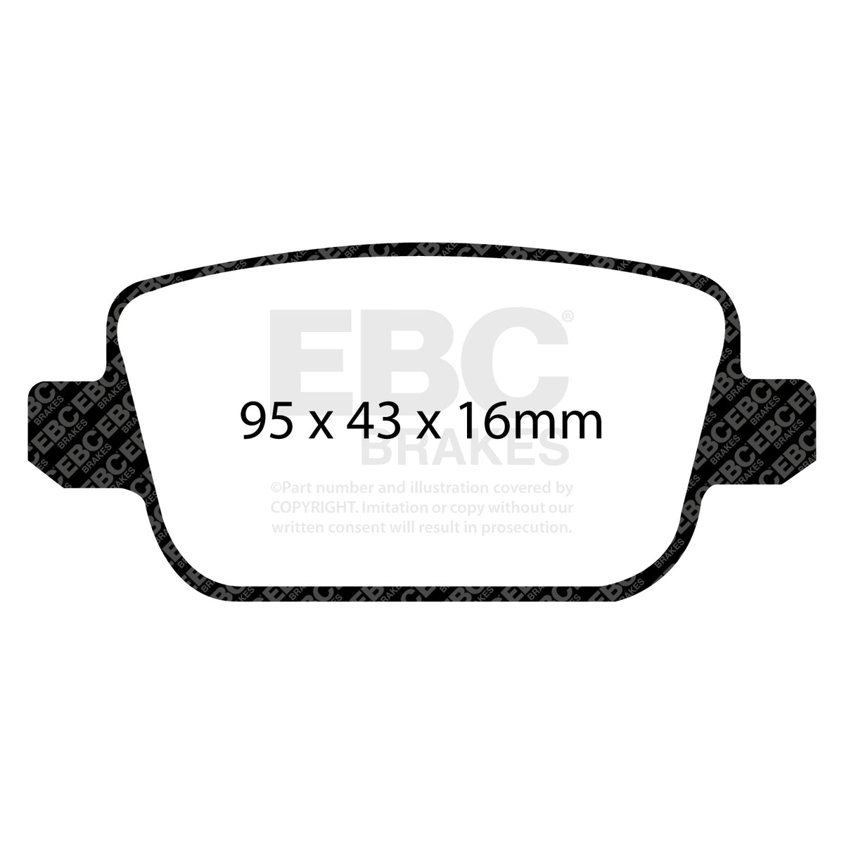 EBC Yellow Stuff remblokken achteras Ford Focus 2 RS