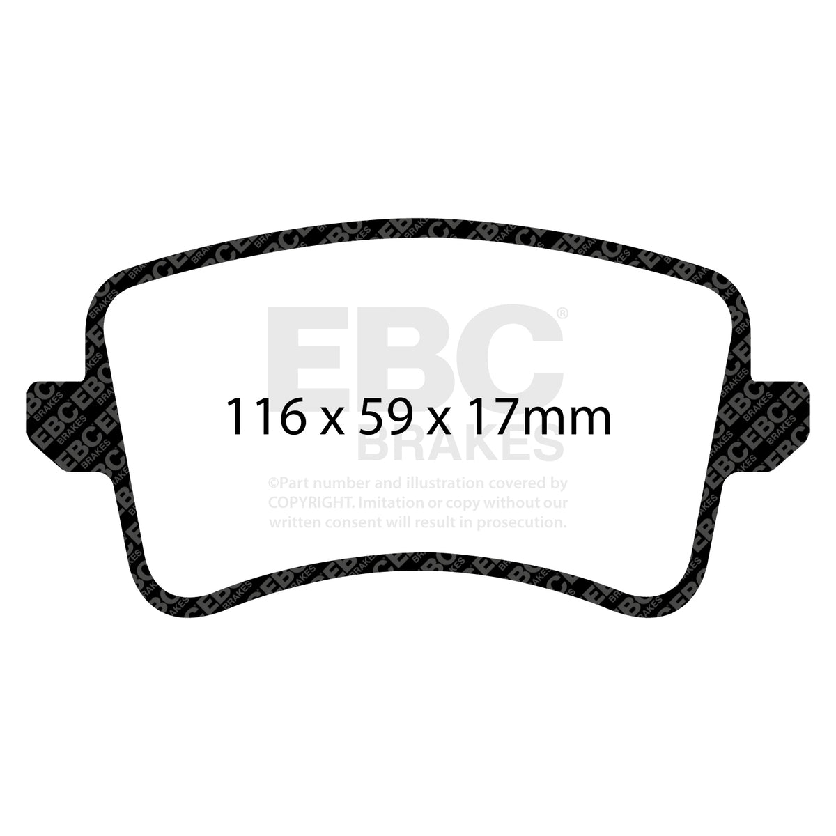 EBC Yellow Stuff remblokken achteras Audi A4 / S4 B8 en A5 / S5 8T