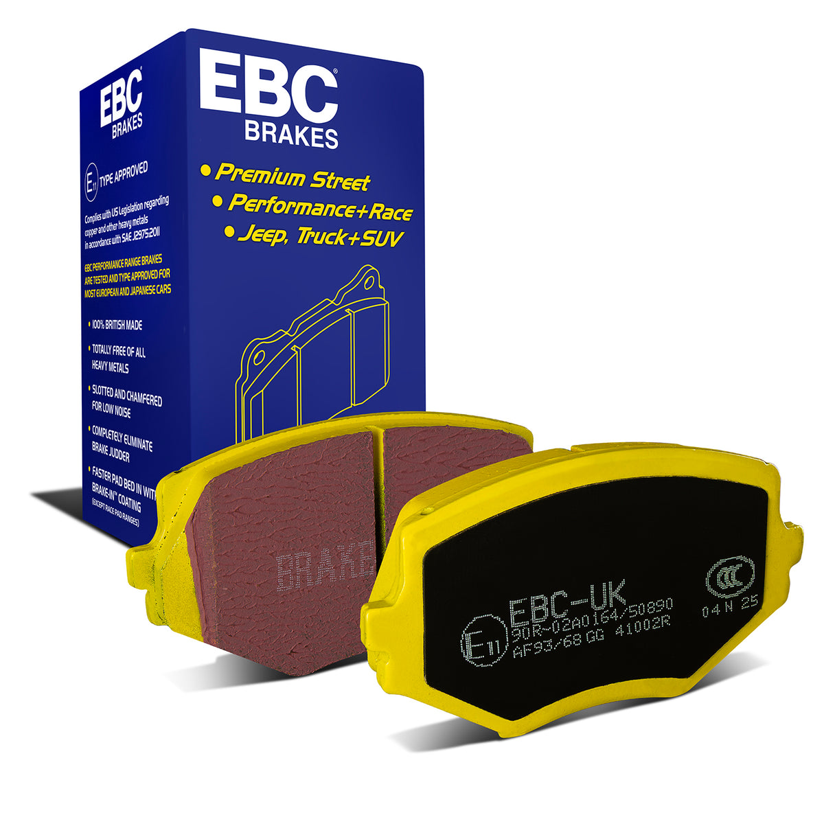 EBC Yellow Stuff remblokken vooras Mazda MX5 NB / NA 1.8
