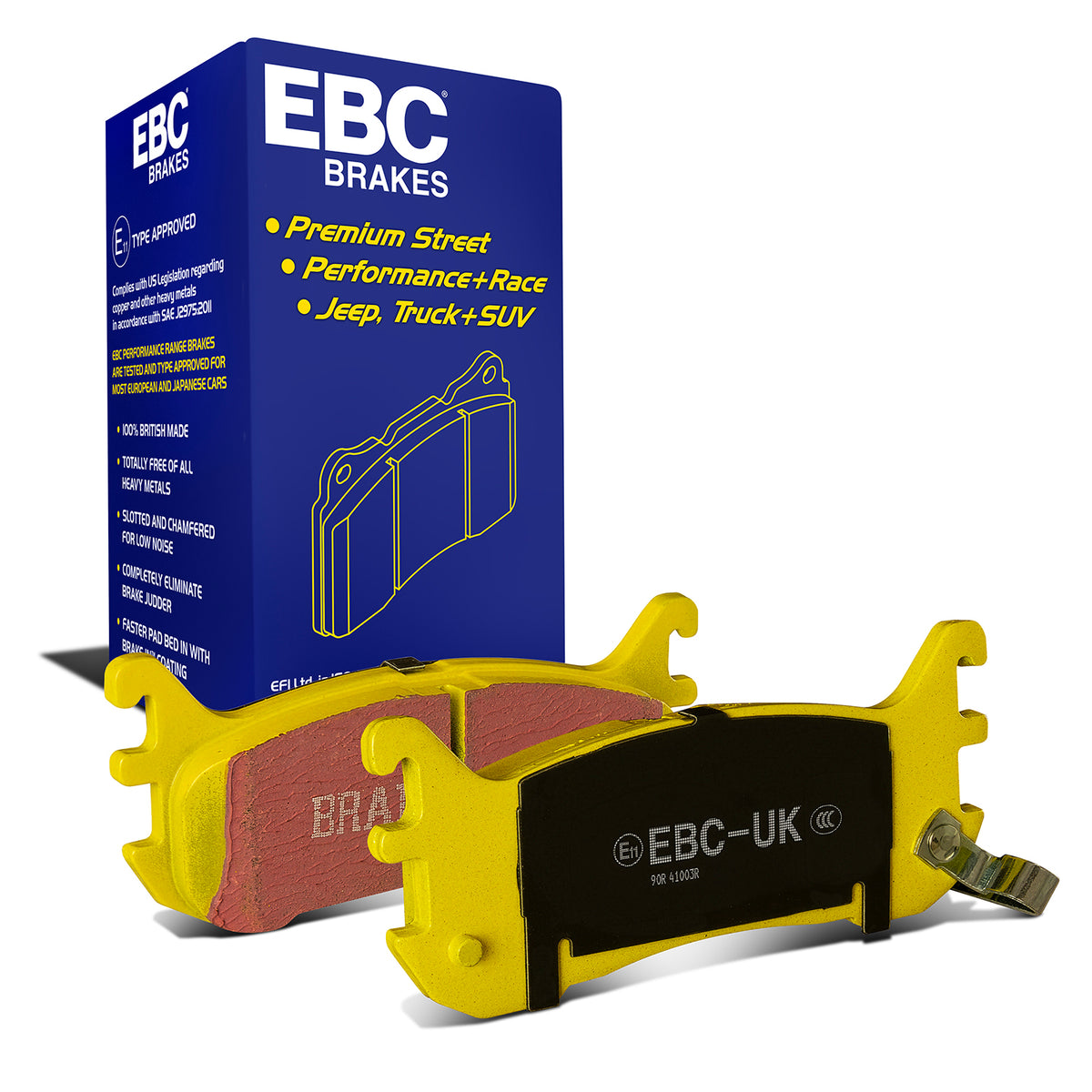 EBC Yellow Stuff remblokken achteras Mazda MX5 NA NB 1.8
