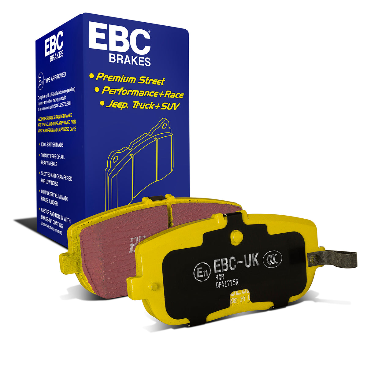 EBC Yellow Stuff remblokken achteras Mazda MX5 NC / MX5 ND