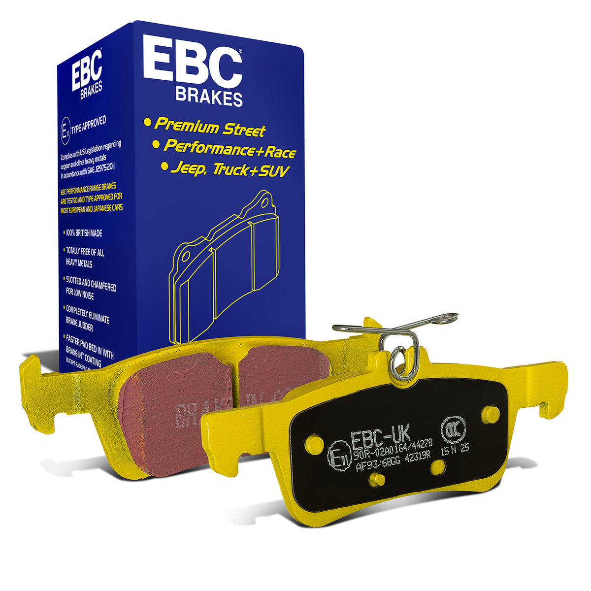 EBC Yellow Stuff remblokken achteras Ford Fiesta ST Mk8