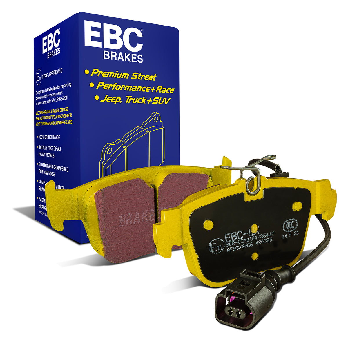 EBC Yellow Stuff remblokken achteras Audi RS3 8Y