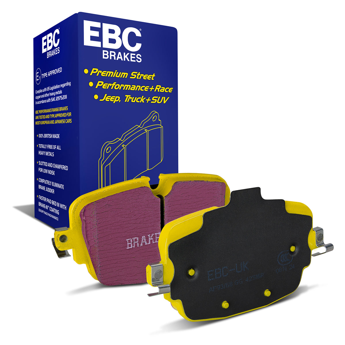 EBC Yellow Stuff remblokken achteras Audi RS6 C8 / RS7 C8 / RSQ8