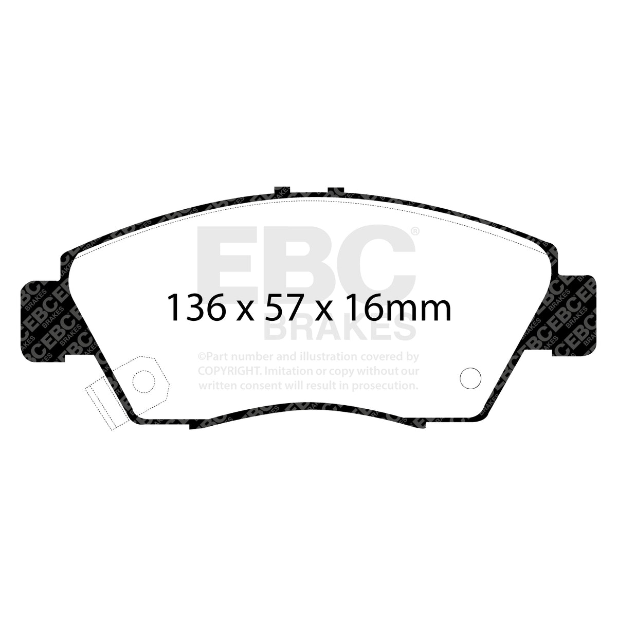 EBC Yellow Stuff remblokken vooras Honda Civic EK4 / EG6