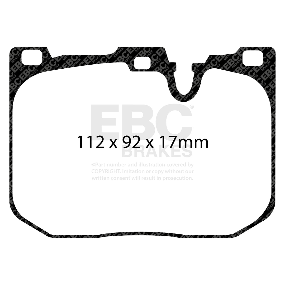 EBC Yellow Stuff remblokken vooras BMW 135i / 140i / 235i / 240i F2x en 335i / 340i / 435i / 440i F3x