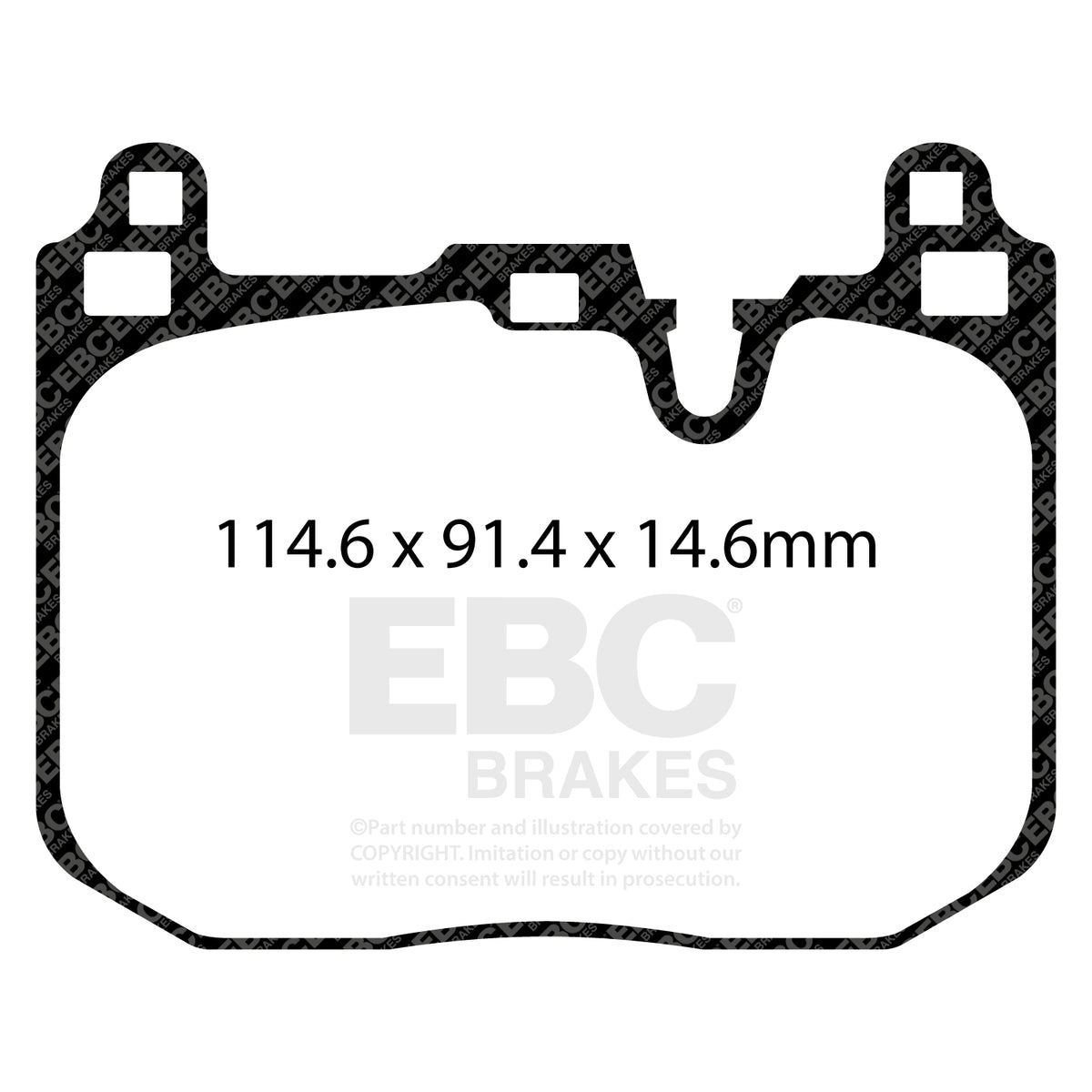EBC Yellow Stuff remblokken vooras Mini Cooper JCW F56