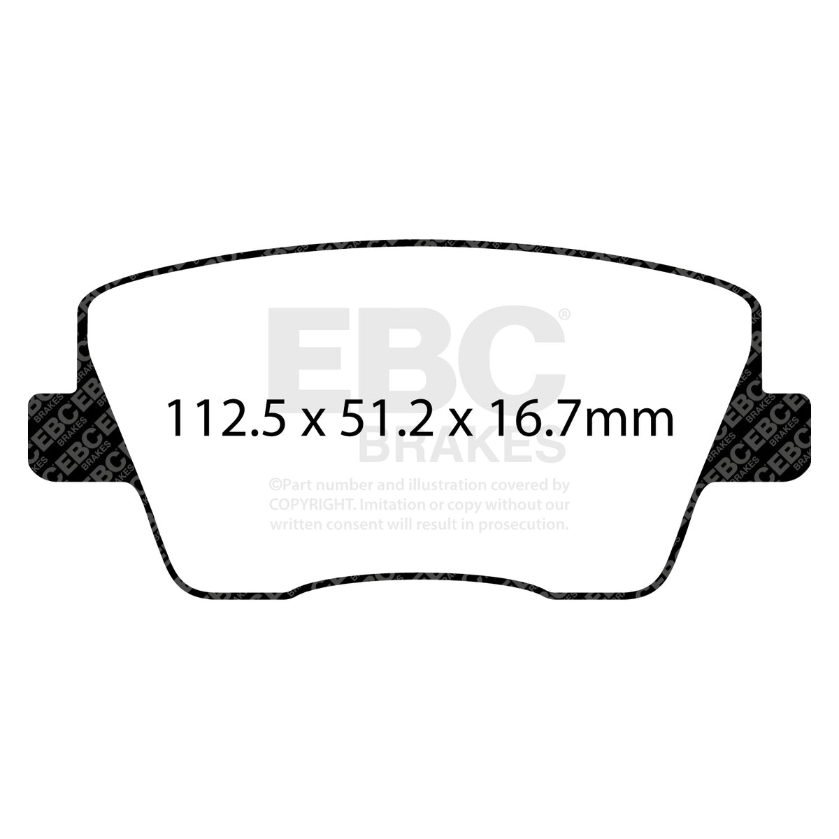 EBC Yellow Stuff remblokken achteras Hyundai I30N