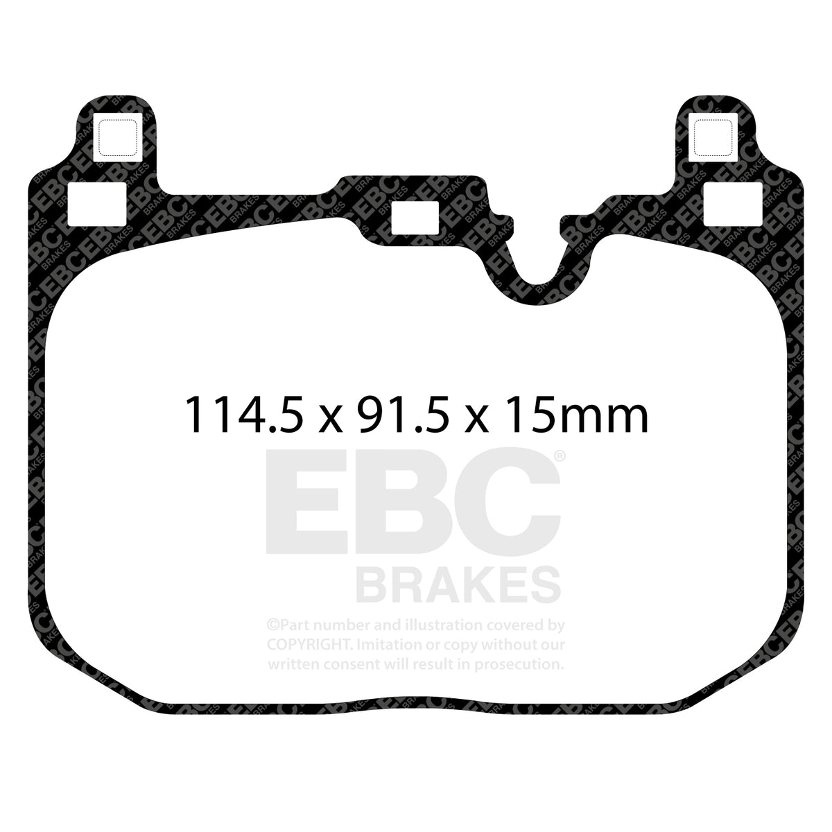 EBC Yellow Stuff remblokken vooras BMW 135i F40 / 235i F4x / Mini GP3