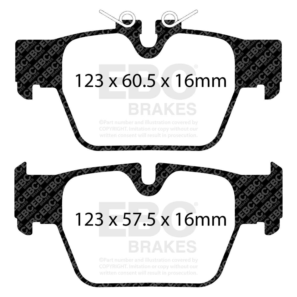 EBC Yellow Stuff remblokken achteras BMW 135i F40 / 235i F4x