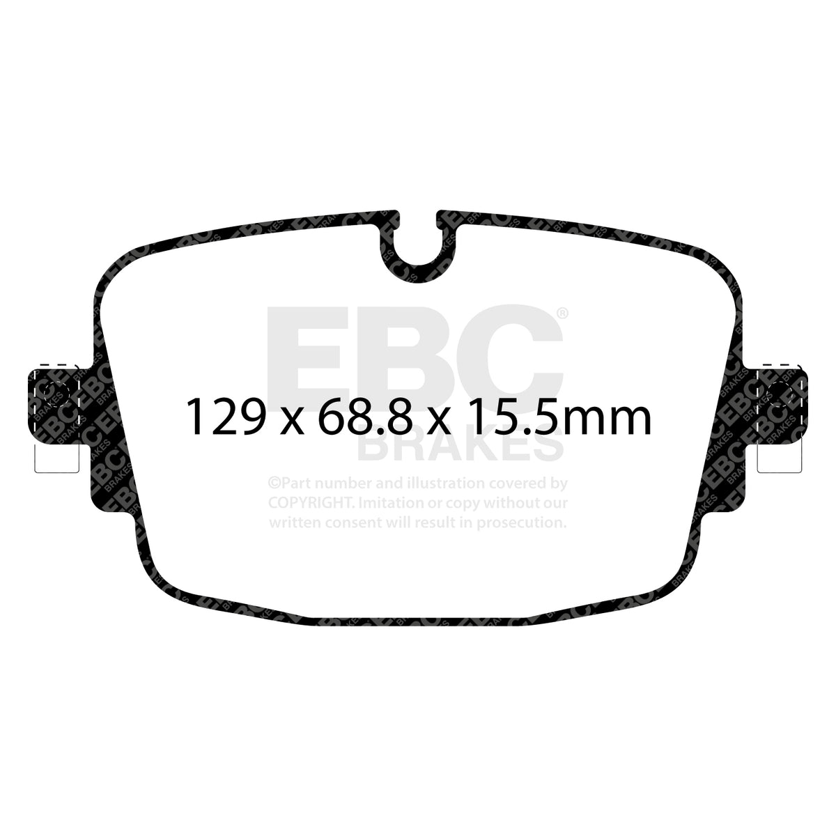 EBC Yellow Stuff remblokken achteras Audi RS6 C8 / RS7 C8 / RSQ8