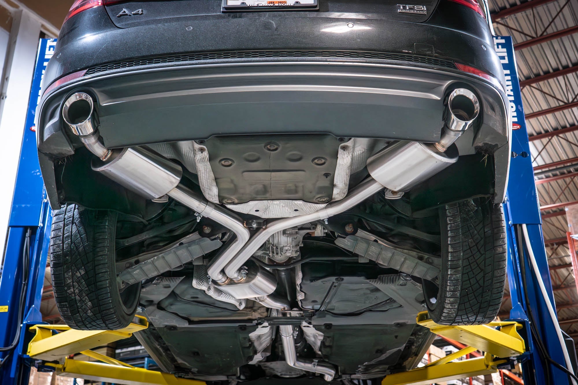CTS Catback uitlaat Audi A4 B9 2.0 TFSI