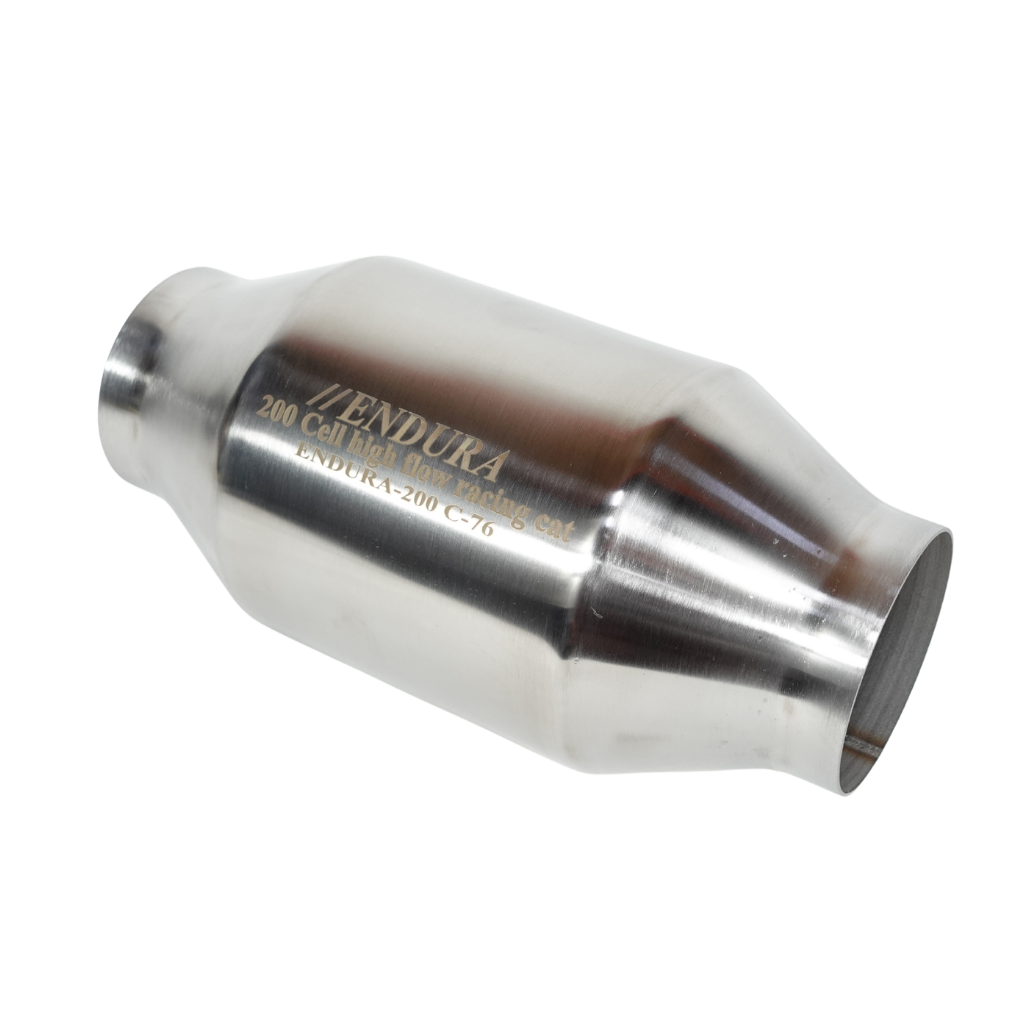 Endura High Flow Racing Katalysator 200 CPSI 76mm (3 Inch) - Euro 6 Versterkte Metallic Kern