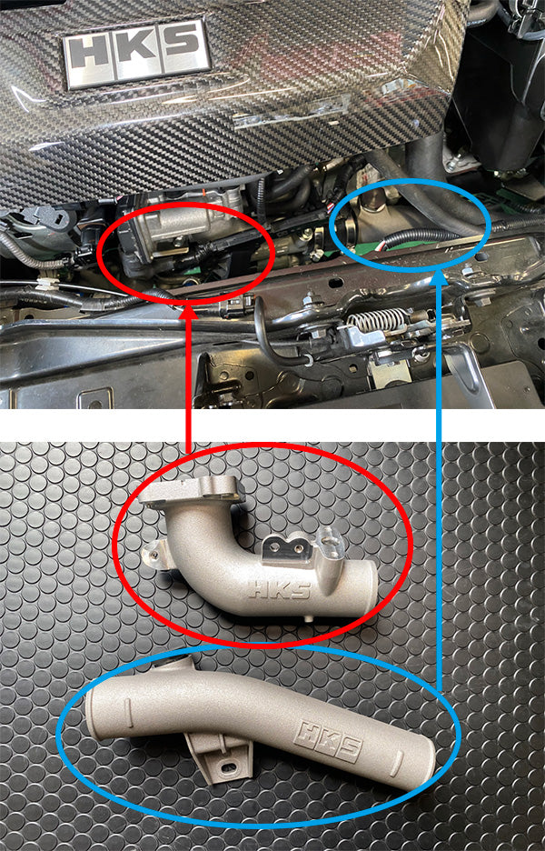 HKS Inlet / Outlet Intercooler Piping Kit Toyota Yaris GR Gen.1