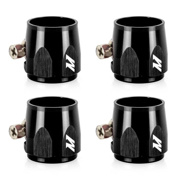 Mishimoto - 4 zaciski sześciokątne 6 mm - czarne