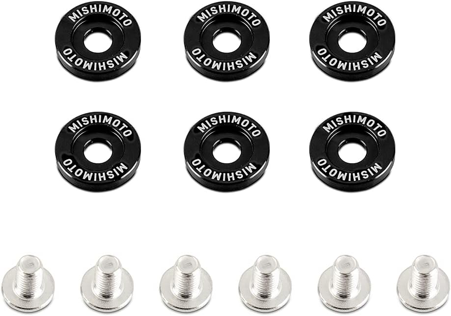 Mishimoto Anodised Fender Washers en M6 Bouten Kit-1