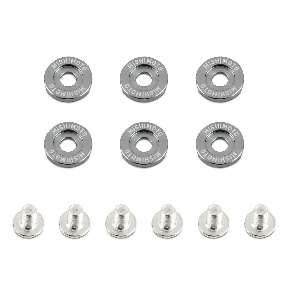 Mishimoto Anodised Fender Washers en M6 Bouten Kit-5