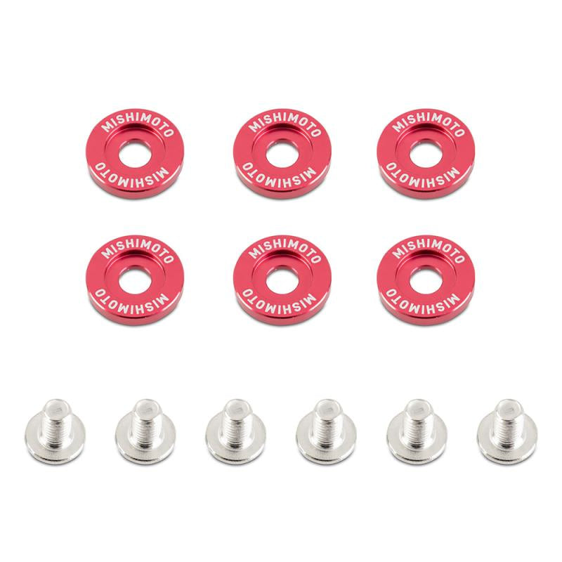 Mishimoto Anodised Fender Washers en M6 Bouten Kit-7