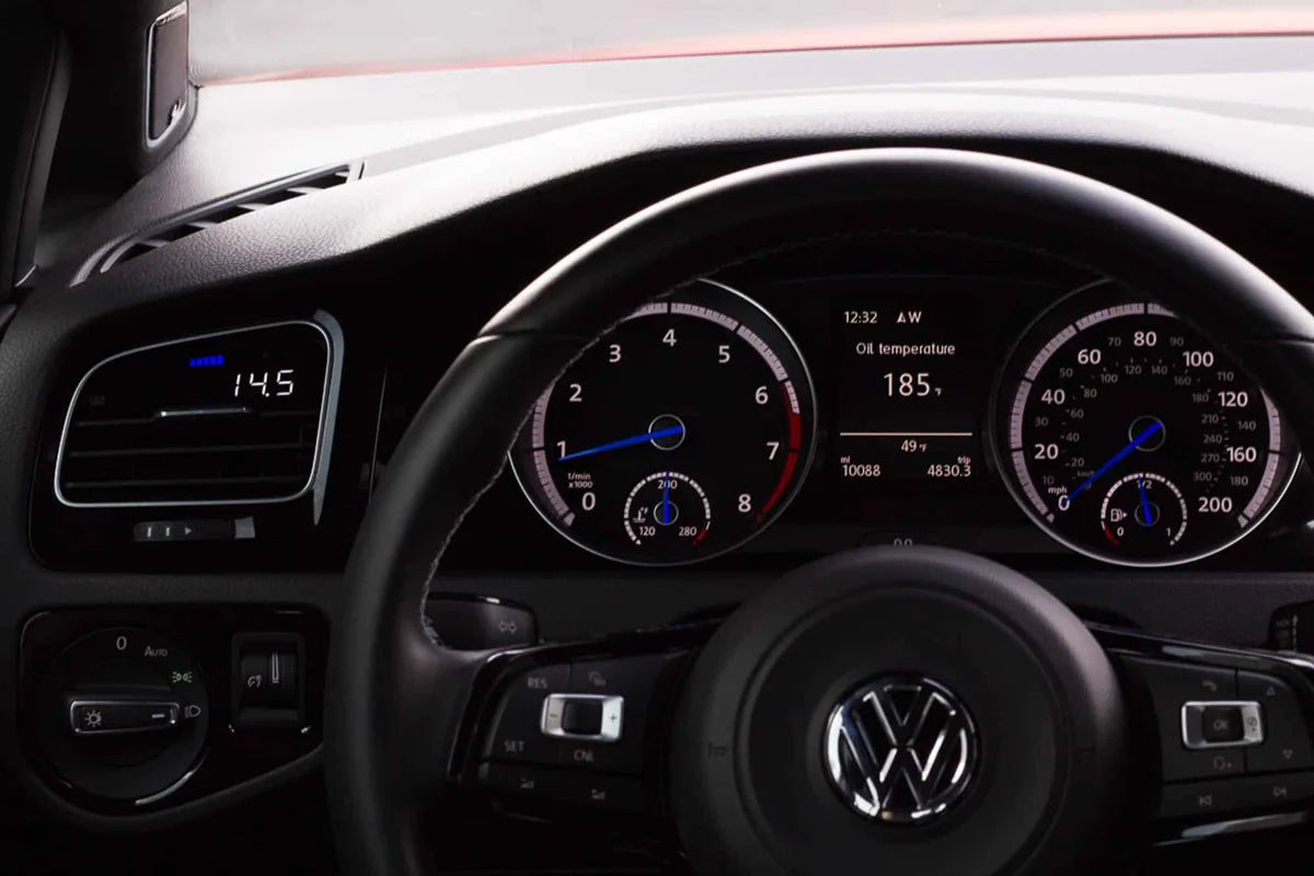 P3 Digitale ventilatormeter Volkswagen Golf 7 R-3