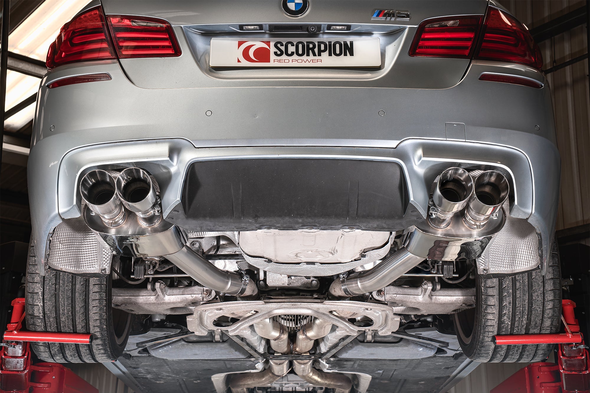 Scorpion Achterdemper uitlaat BMW M5 F10-17