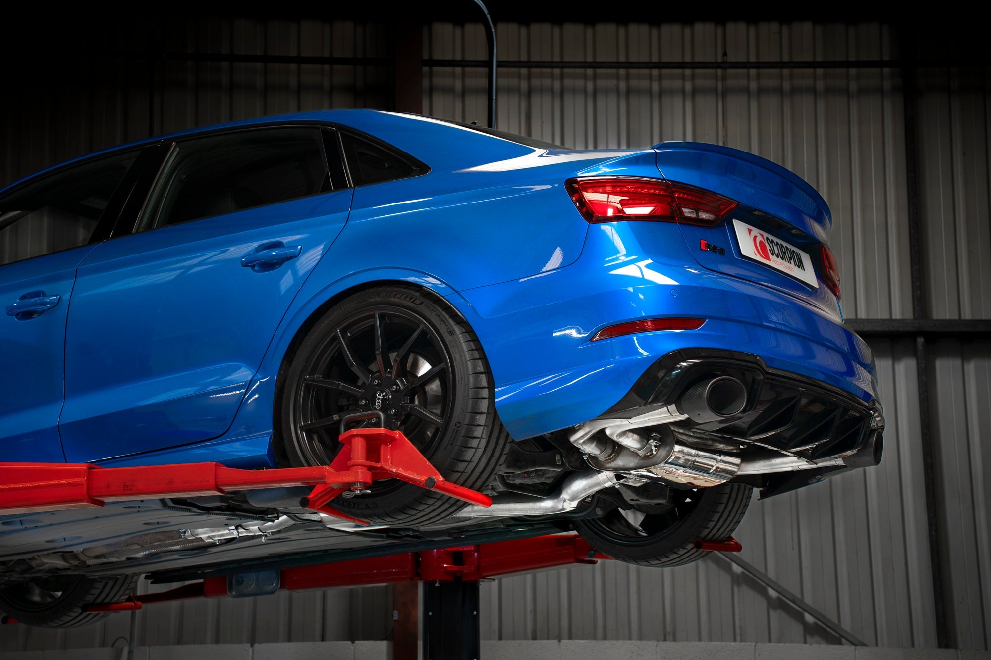 Scorpion Catback uitlaat Audi RS3 8V.5 Sedan-11