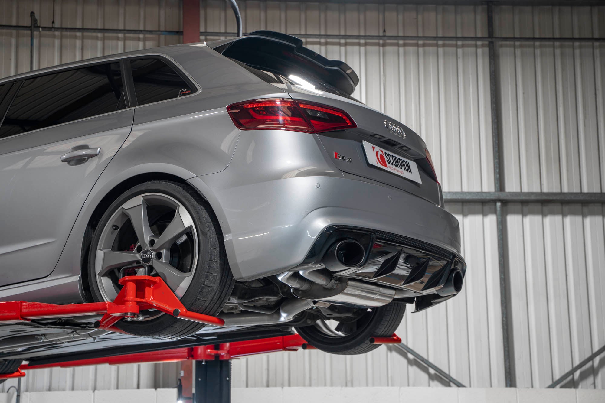 Scorpion Catback-Auspuffanlage für Audi RS3 8V (15-17-10)