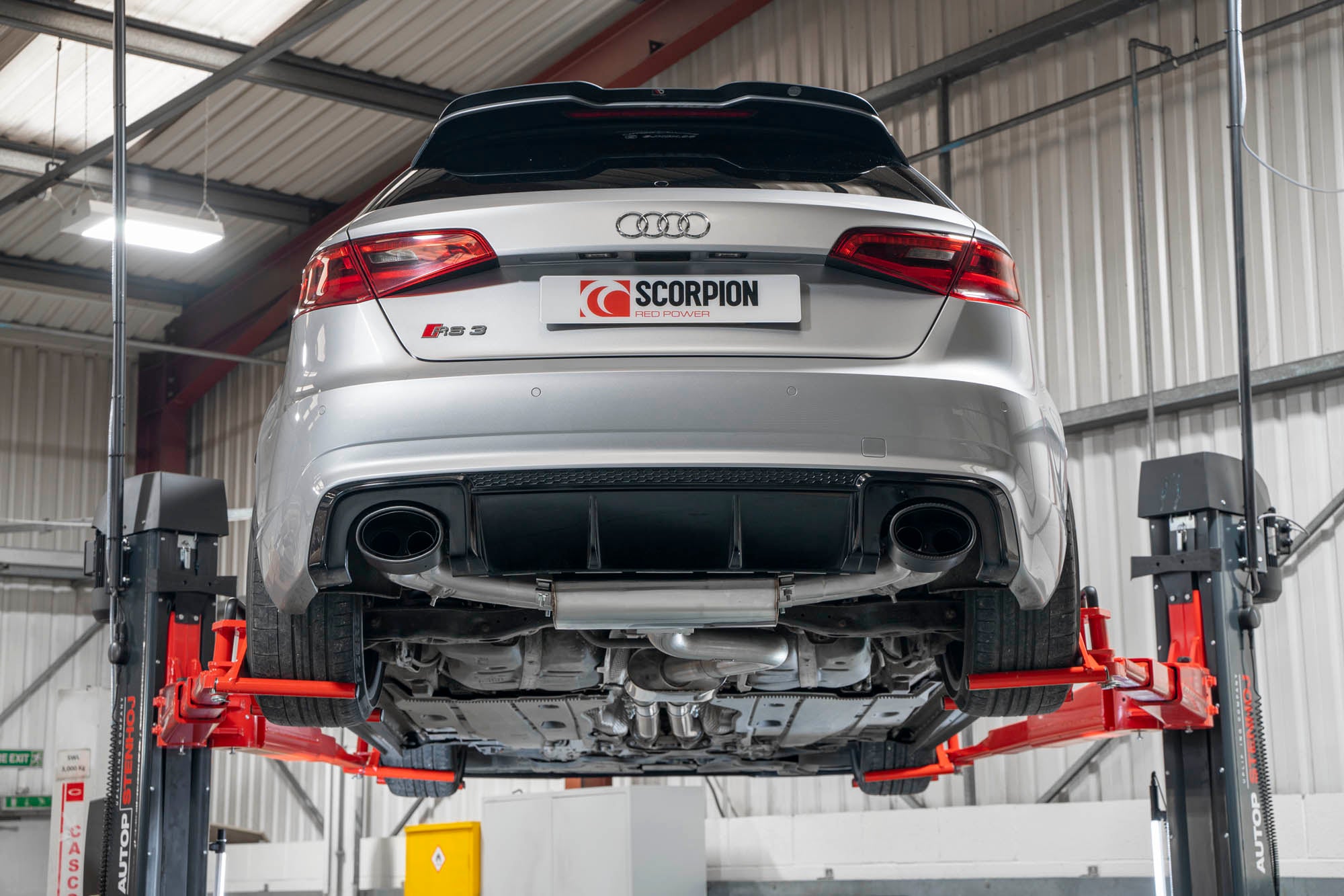 Scorpion Catback-Auspuffanlage für Audi RS3 8V (15-17-13)