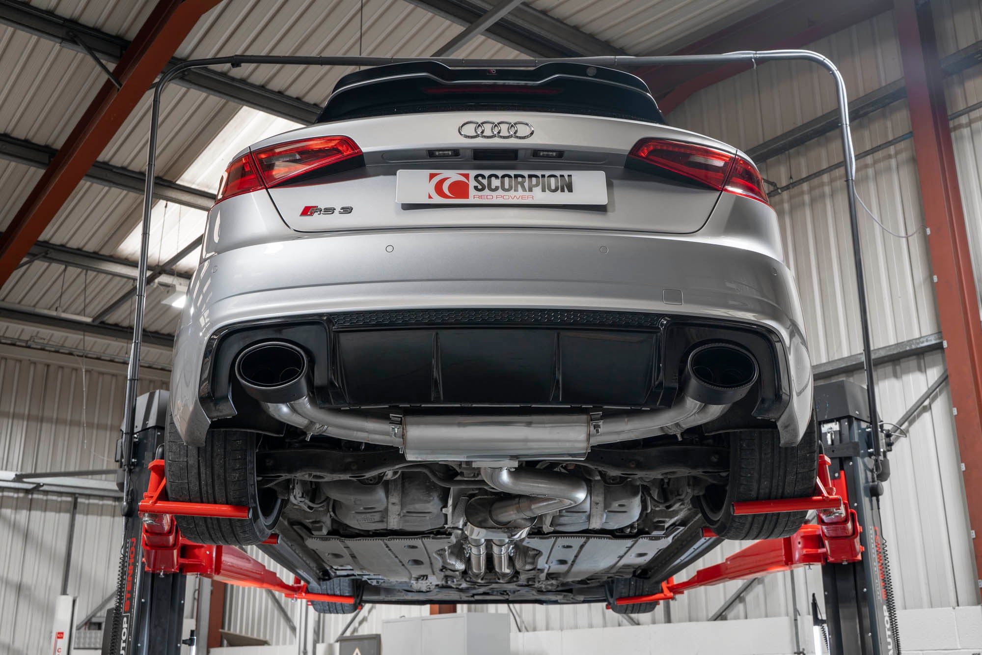 Scorpion Catback-Auspuffanlage für Audi RS3 8V (15-17-14)