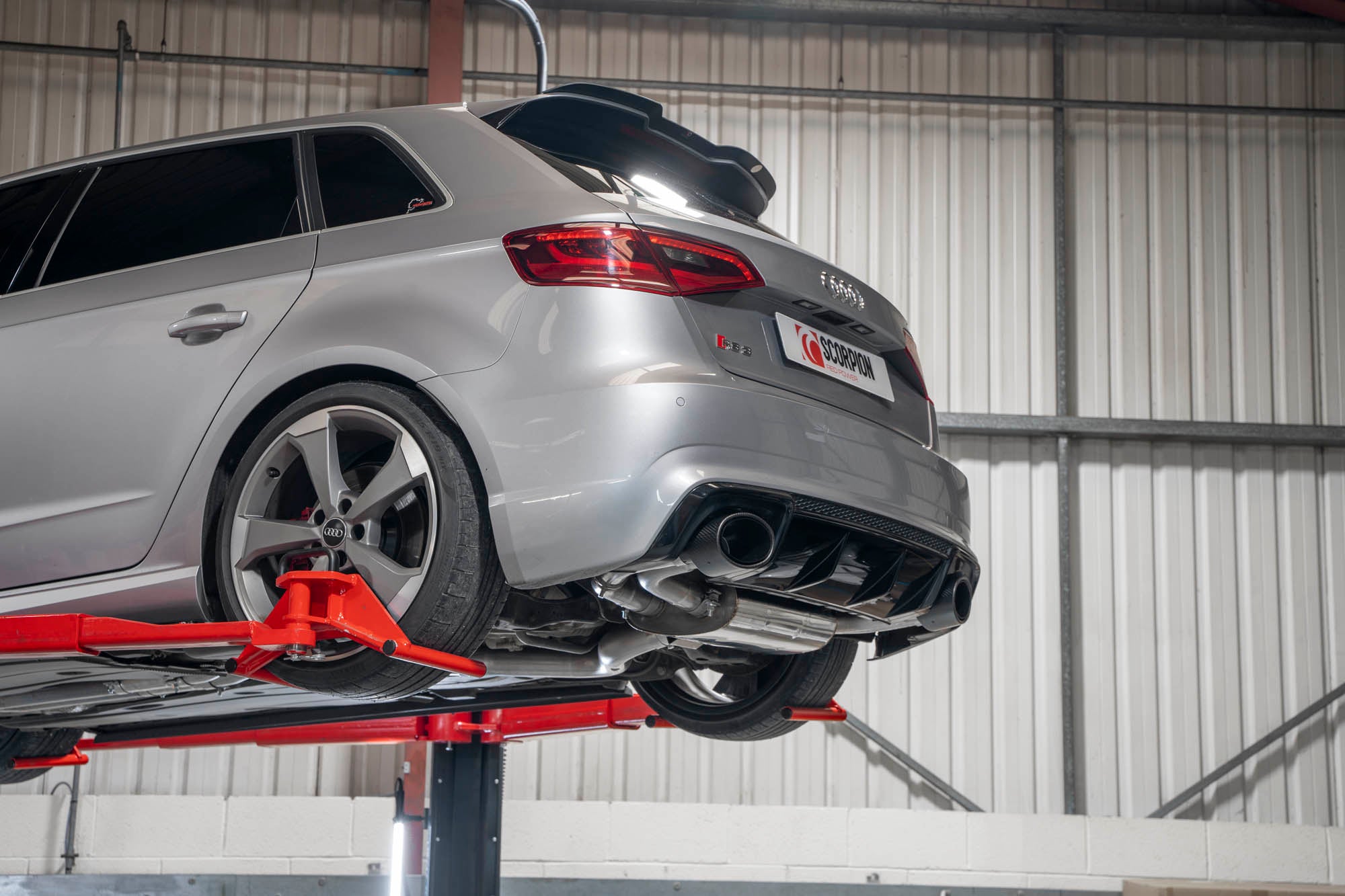 Scorpion Catback-Auspuffanlage für Audi RS3 8V (15-17-15)