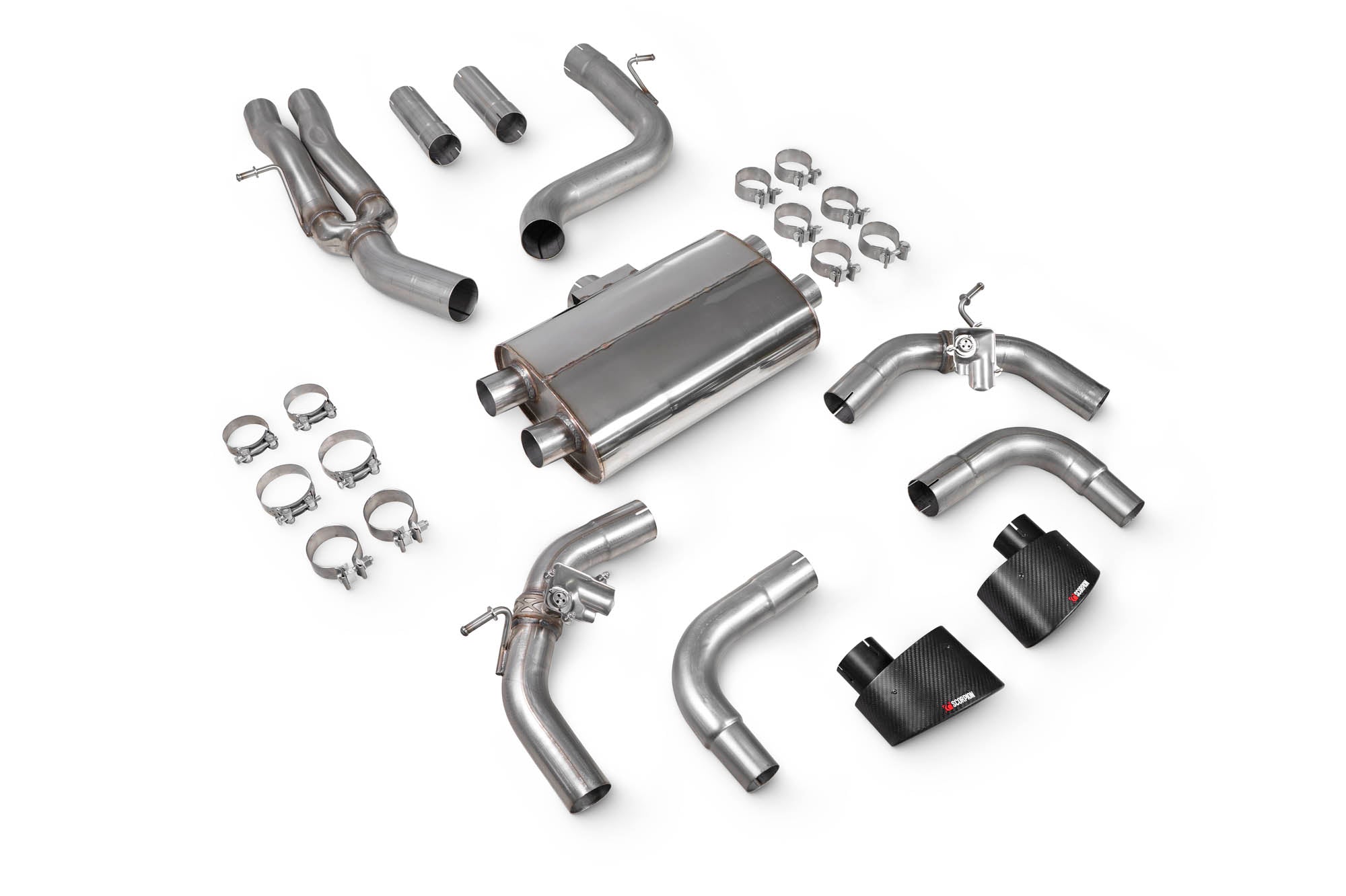 Scorpion Catback uitlaat Audi RS3 8V 15-17-2