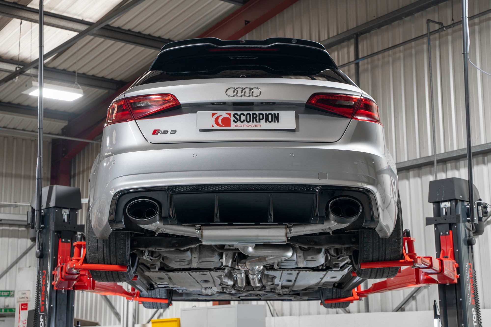Scorpion Catback-Auspuffanlage für Audi RS3 8V (15-17-3)