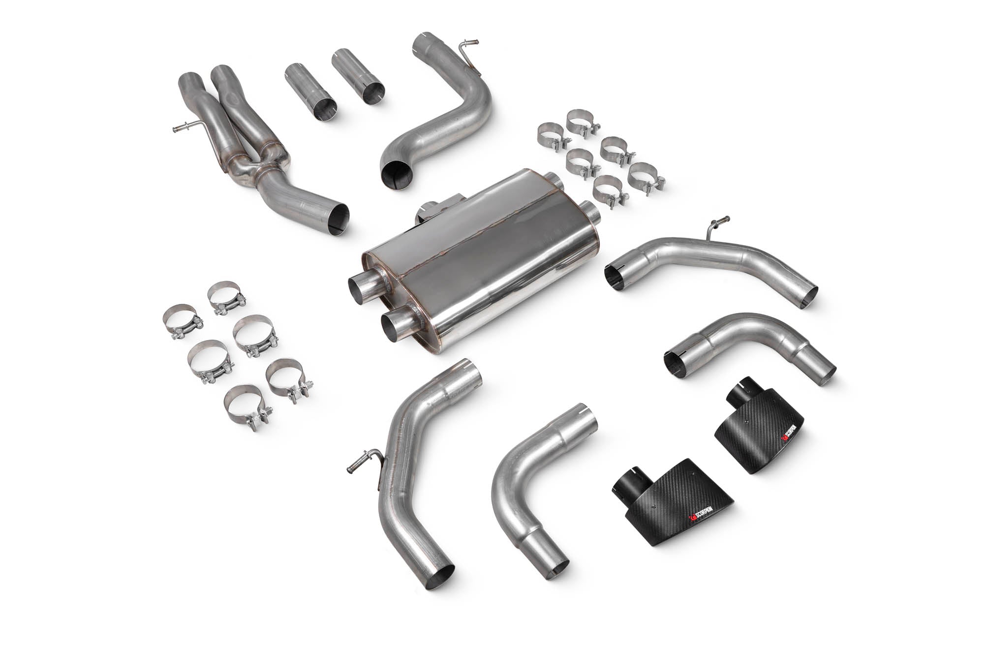 Scorpion Catback-Auspuffanlage für Audi RS3 8V (15-17-7)