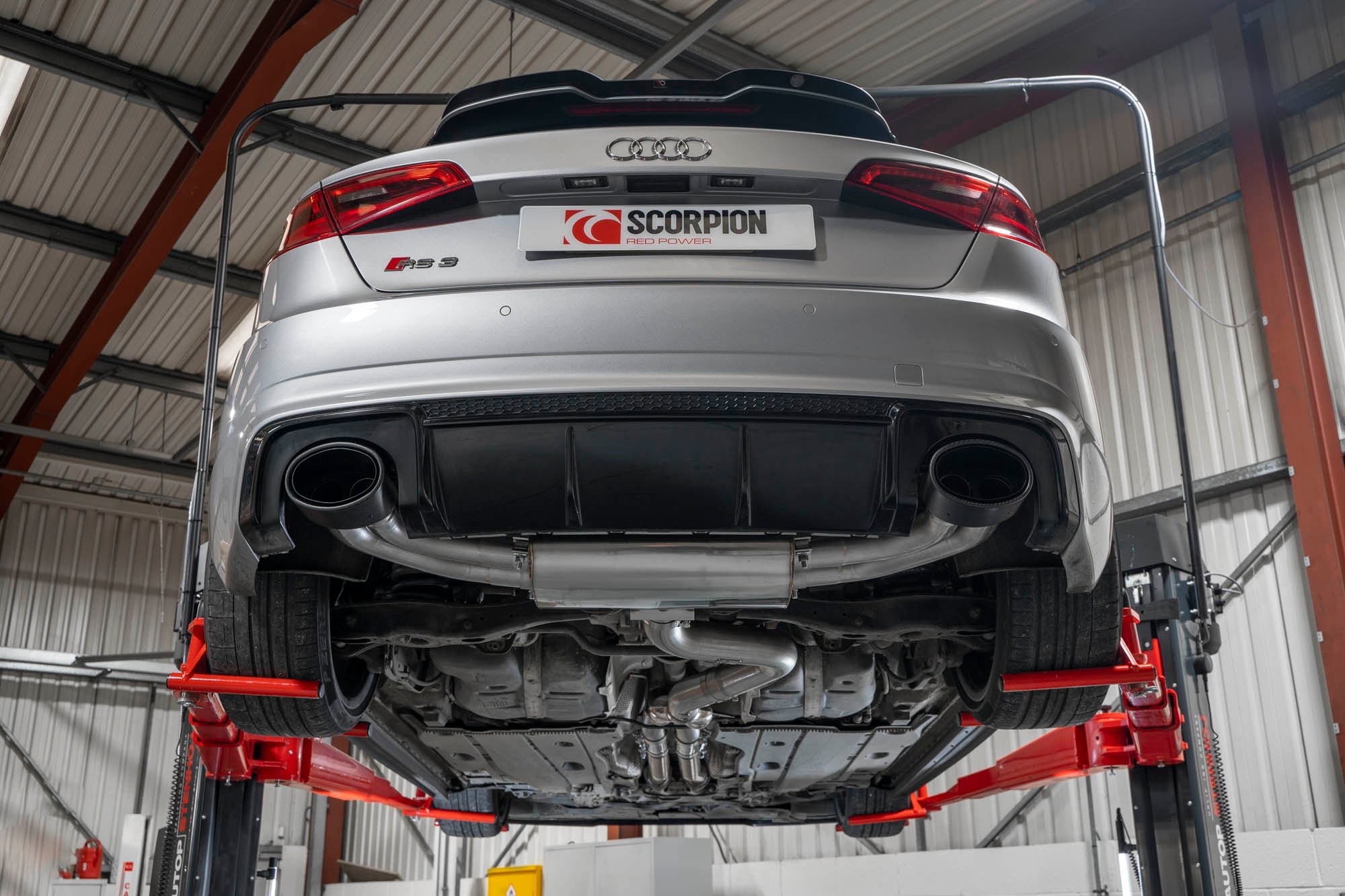 Scorpion Catback-Auspuffanlage für Audi RS3 8V (15-17-9)