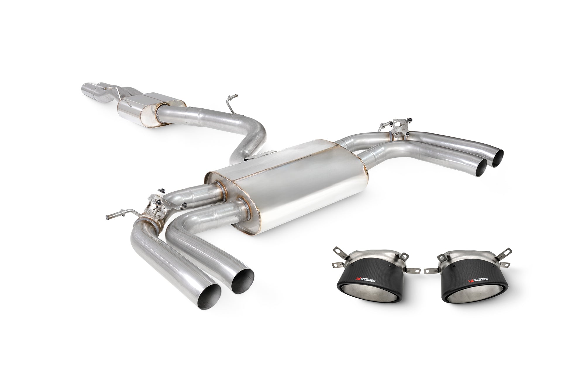 Scorpion Catback uitlaat Audi RS3 8Y Sedan--8