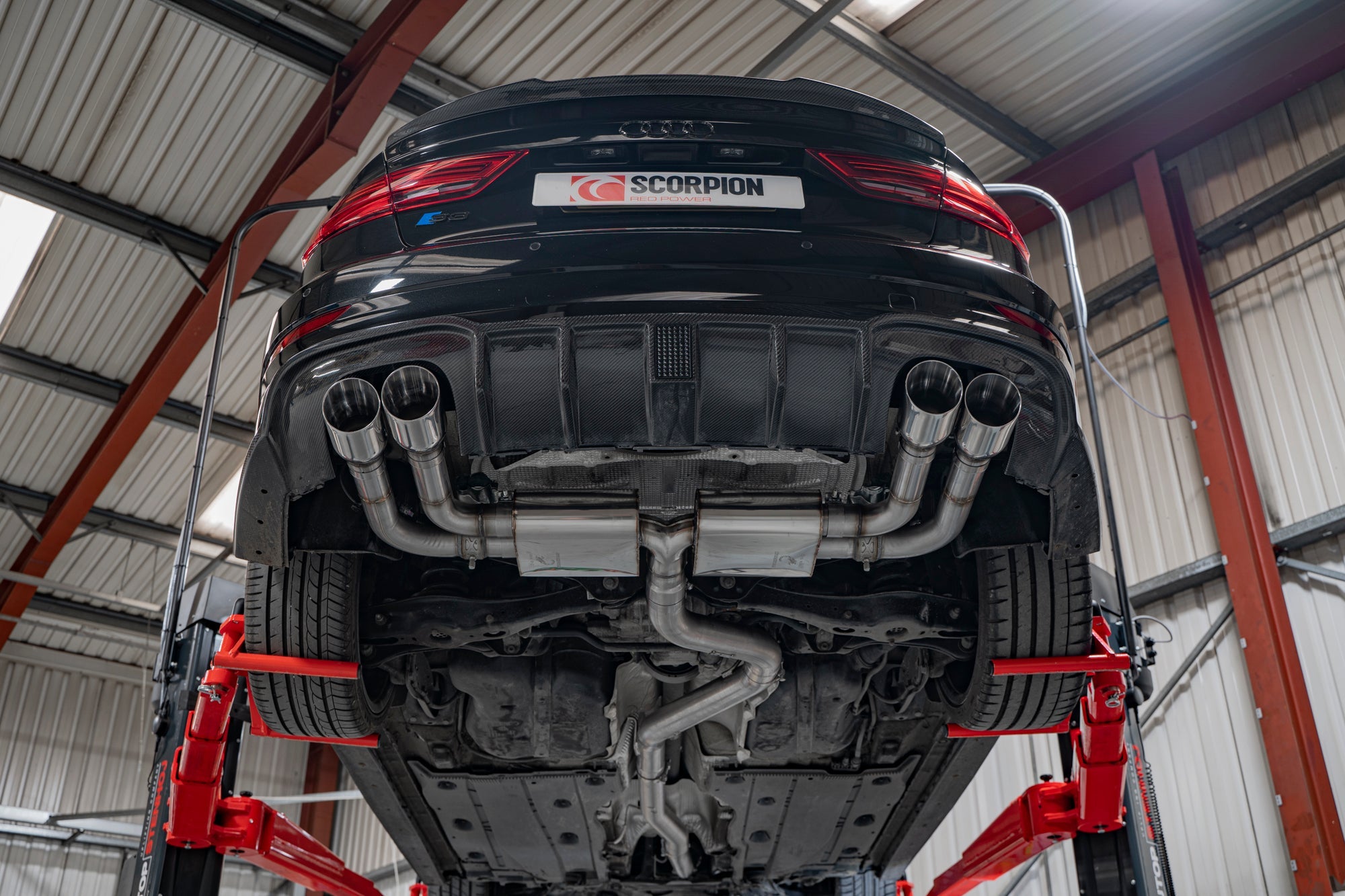 Scorpion Catback uitlaat Audi S3 8V Sedan-14