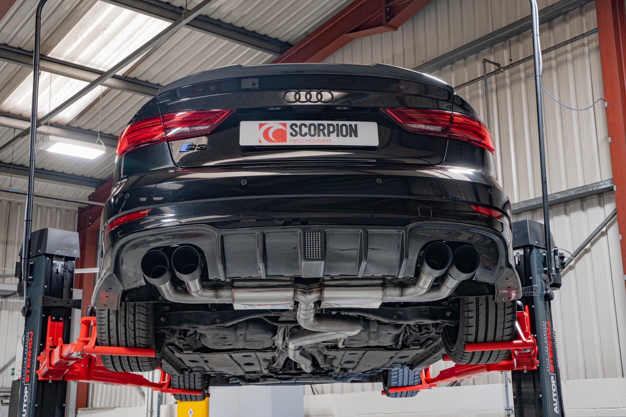Scorpion Catback uitlaat Audi S3 8V Sedan-23