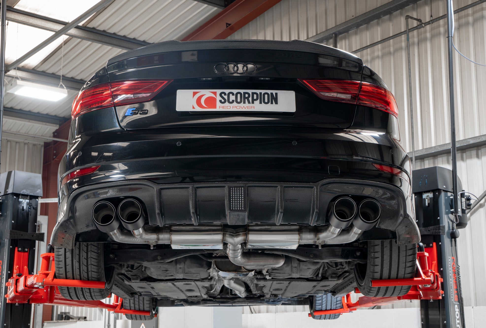 Scorpion Catback uitlaat Audi S3 8V Sedan-33