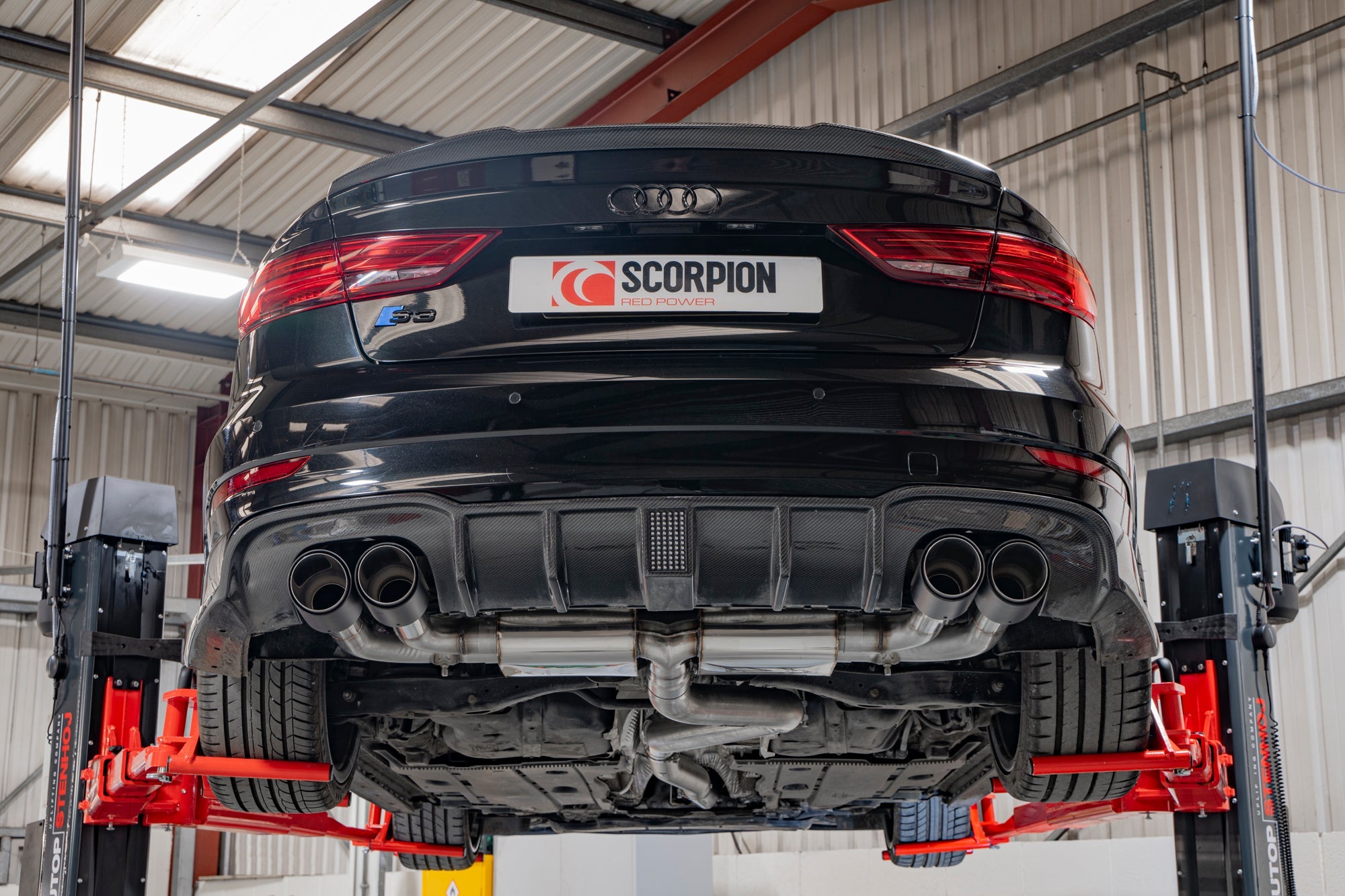 Scorpion Catback uitlaat Audi S3 8V Sedan-3