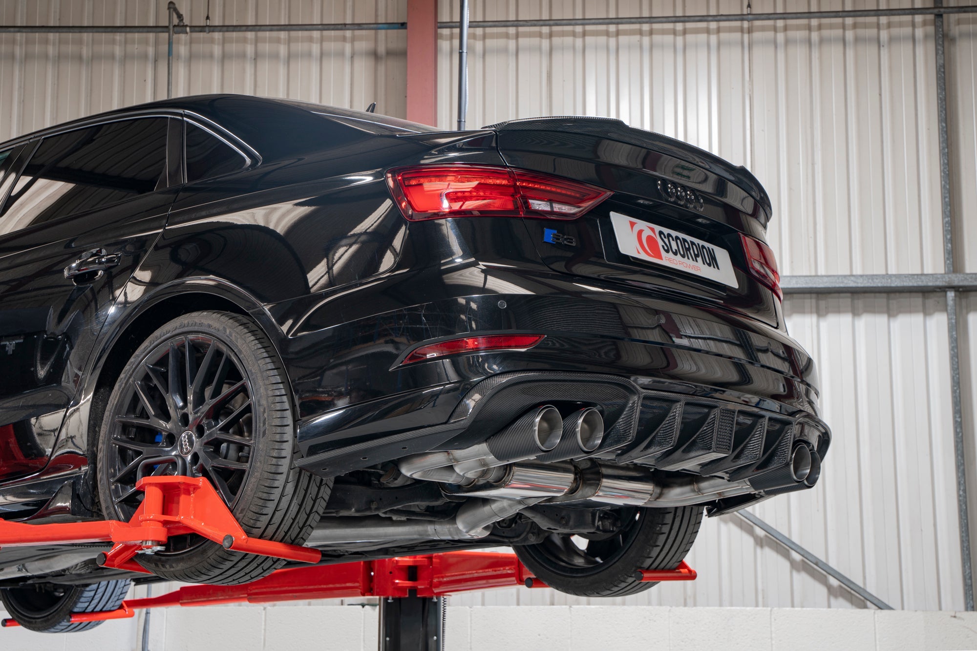 Scorpion Catback uitlaat Audi S3 8V Sedan-50